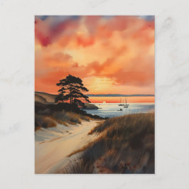 Soluppgångens stillhet vid Buzzard's Bay Vykort