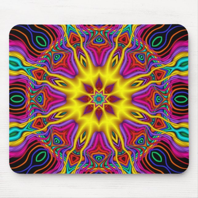SoluppgångFractal Musmatta (Framsidan)