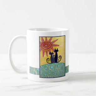 Soluppgångkattmugg Kaffemugg