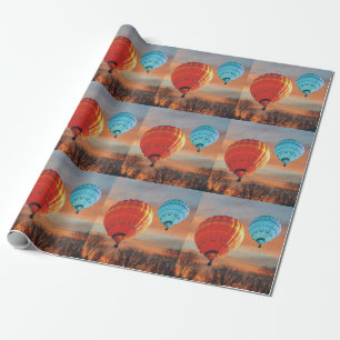 Soluppgångluftballongritt Presentpapper