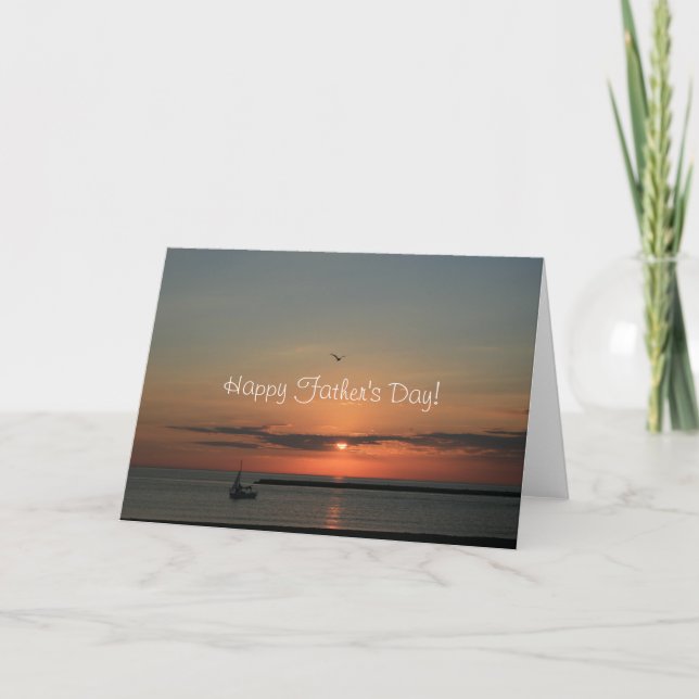 Soluppgånglyckligfars dag kort (Framsida)