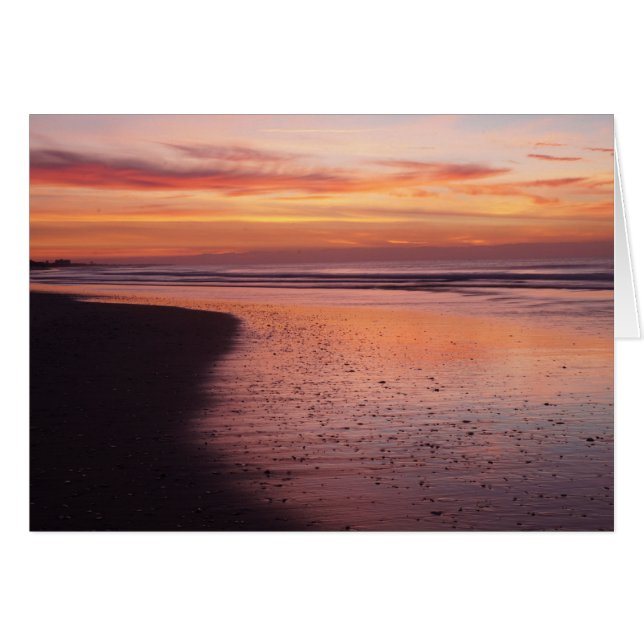 Soluppgångmorgon Hälsningskort (Framsidan Horizontal)