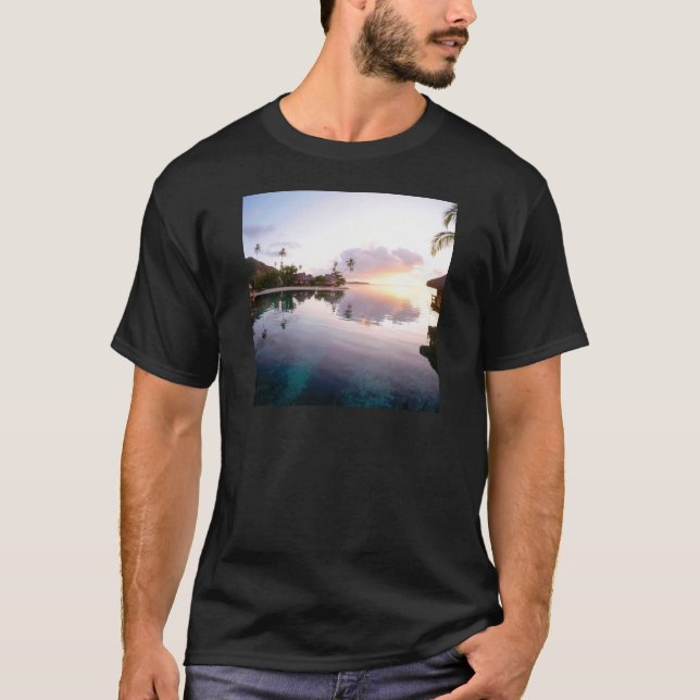 SoluppgångPalmilla kusten Cabo San Lucas Mexico T-shirt (Framsida)