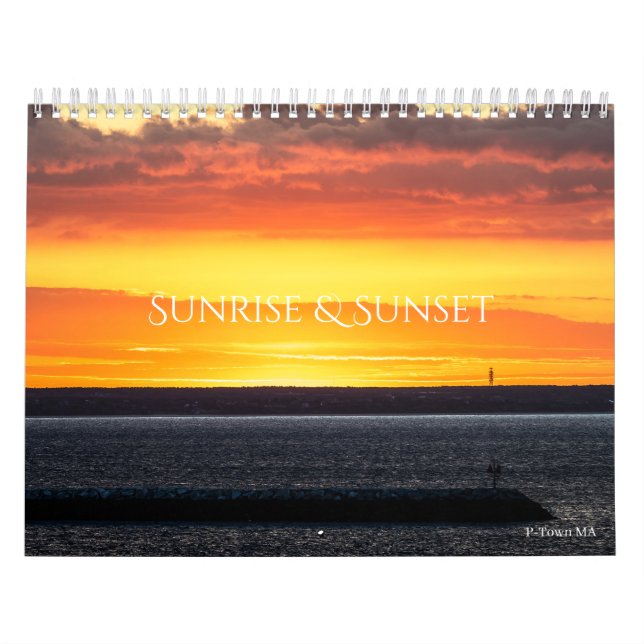 Soluppgångs- och solnedgångskalender kalender (Omslag)