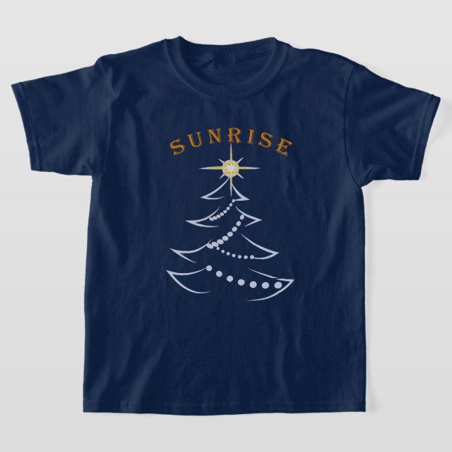 Soluppgångs-T-Shirt T Shirt (Laydown)