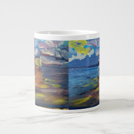 Soluppgångsmålning Jumbo kaffemugg Mugg