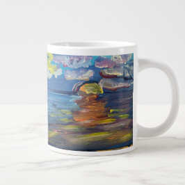 Soluppgångsmålning Jumbo kaffemugg Mugg