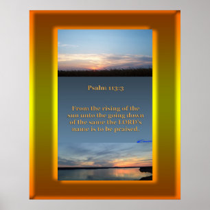 Soluppgångsolnedgång Poster