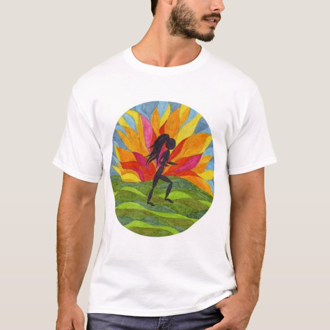 Soluppgångspringer T-shirt (Framsida)