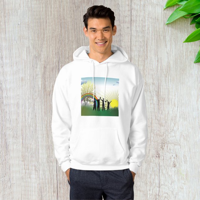 Soluppgångsregnbågsbarn Hoodie (Skapare uppladdad)