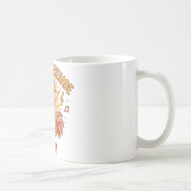 Soluppgångsserenad Rolig Kycklingmugg Kaffemugg (Höger)