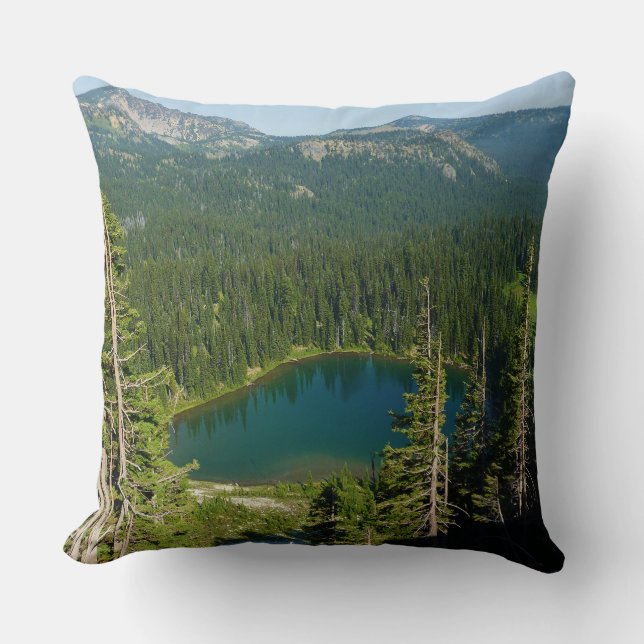 Soluppgångssjön sedd från ovan vid Mount Rainier P Kudde (Framsida)