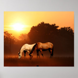 Solupphöjda hästar poster