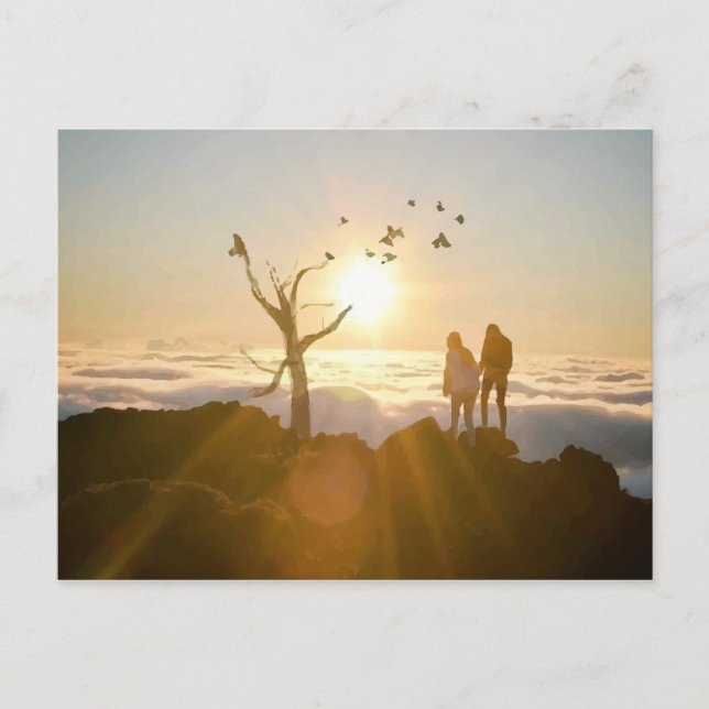 Soluppmoln Vykort (Framsida)