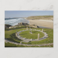 Solur och Perran Beach, Perranporth, Cornwall,