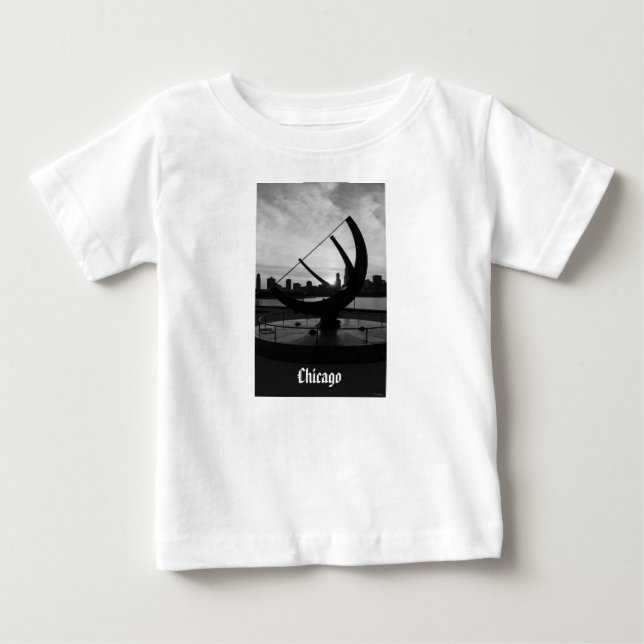 Solur Solnedgång Gråskala T Shirt (Framsida)