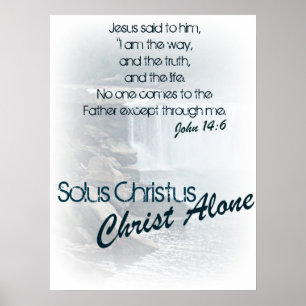 Solus Christus/ Kristus Ensam Poster