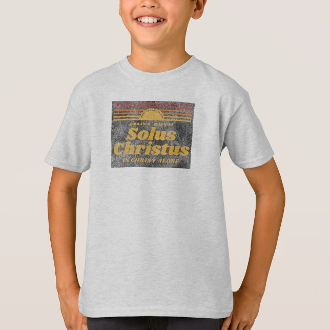 Solus Christus T Shirt (Framsida)