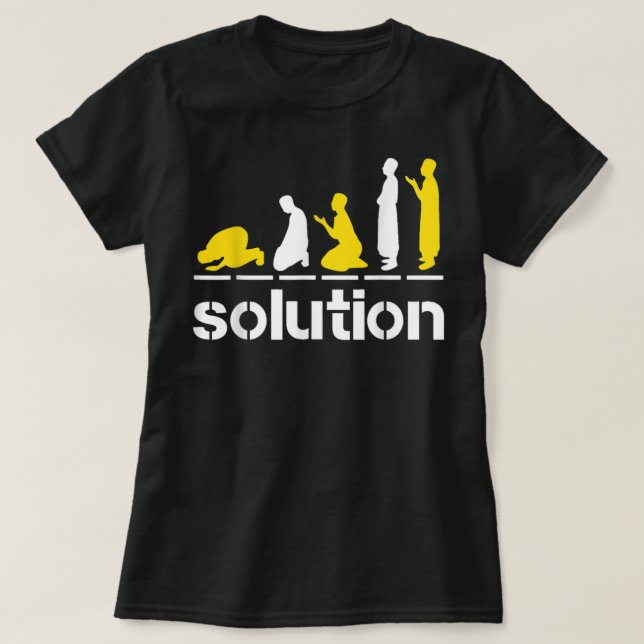 Solution Islamic Prayer Muslim Ramadan Salat Alham T Shirt (Design framsida)