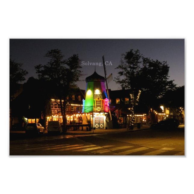 Solvang California Fototryck (Framsidan)