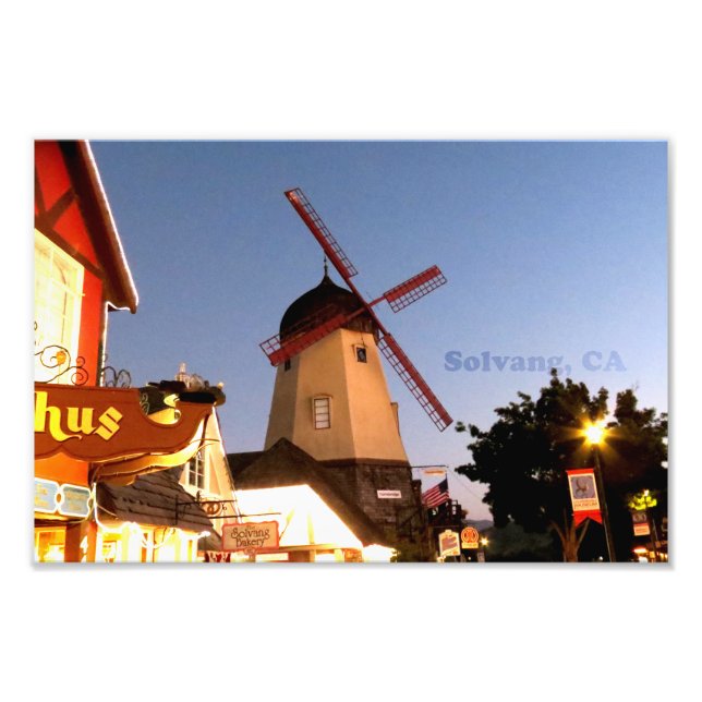Solvang California Fototryck (Framsidan)