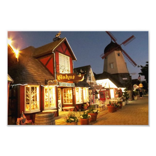 Solvang California Fototryck (Framsidan)