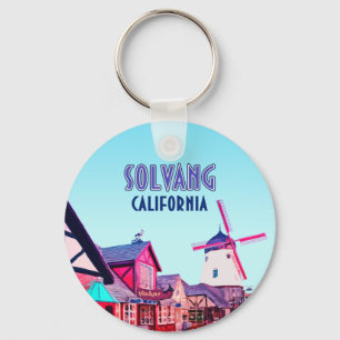 Solvang Danish Downtown California Vintage Nyckelring