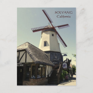 Solvang Kvarn Postcard! Vykort