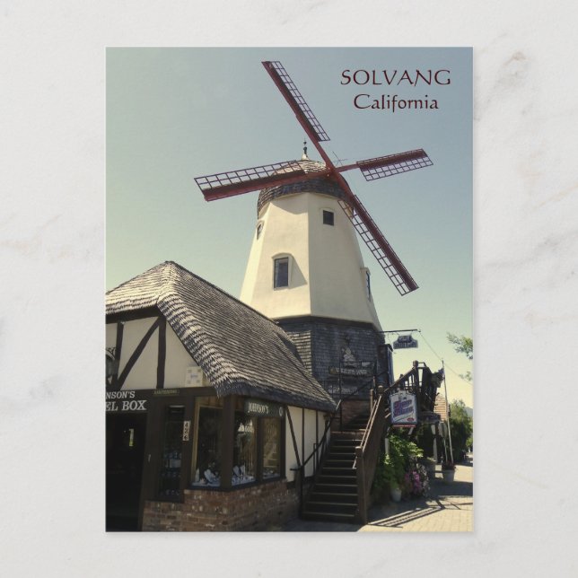 Solvang Kvarn Postcard! Vykort (Framsida)