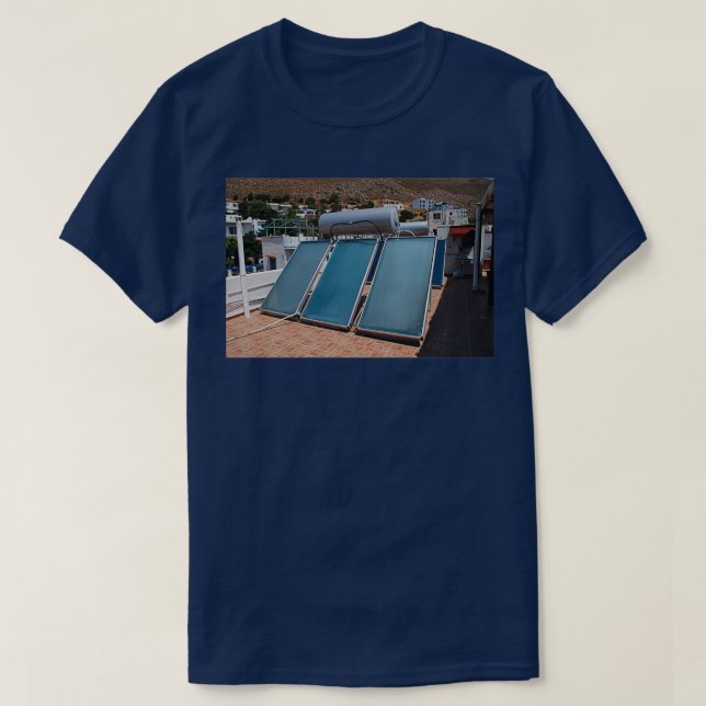 Solvärmepannor Tilos T Shirt (Design framsida)