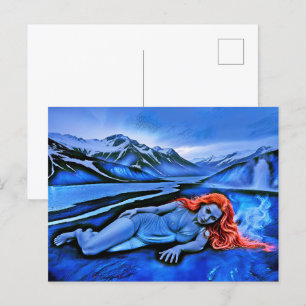 ’Sólvátra’ - Flame Beneath Ice Helg Vykort