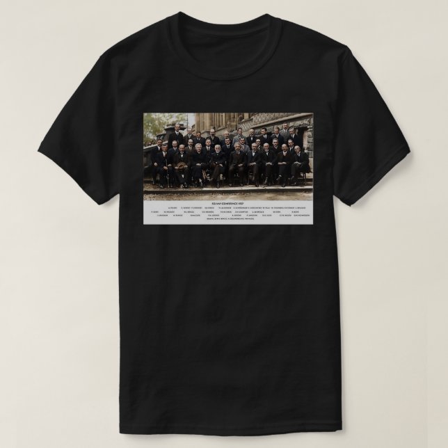 Solvay-konferensen  t shirt (Design framsida)
