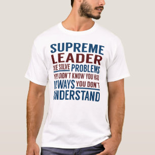 Solvenproblem för den högste ledaren t shirt