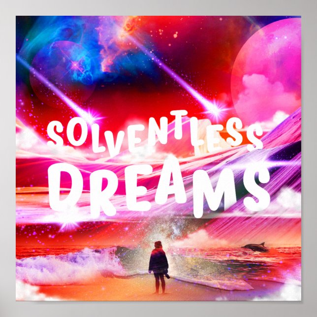 Solvensfria drömmar - Poster (Framsidan)