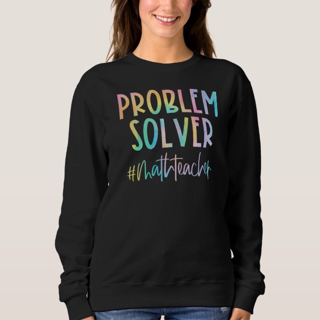 Solver Math Teacher-problem tillbaka till S T Shirt (Framsida)