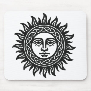 Solvisage Sigill – Svarta solens emblem Musmatta