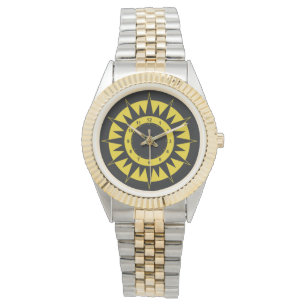 Solvisartavlaklockor Armbandsur