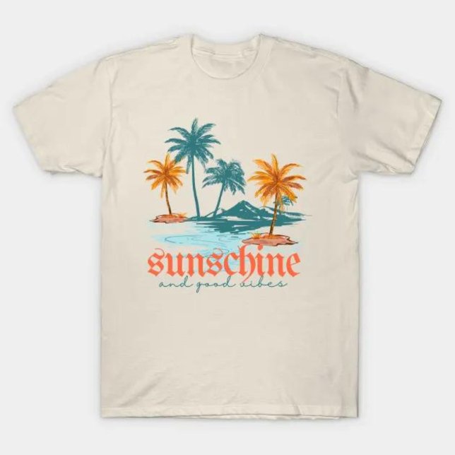 Solvit och bra vibes - Sommar Vibes T Shirt (sunschine and good vibes - Summer Vibes)