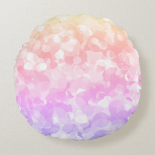 Solvit Pastel Färger Bubly Polka dots Rund Kudde