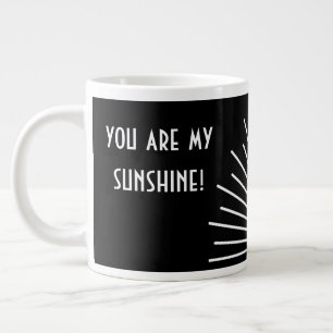 Solvit, Personlig Black White Jumbo Mugg