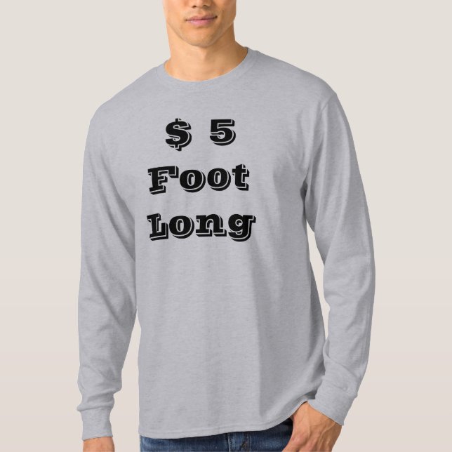 $ som 5 fot är lång tröja (Framsida)