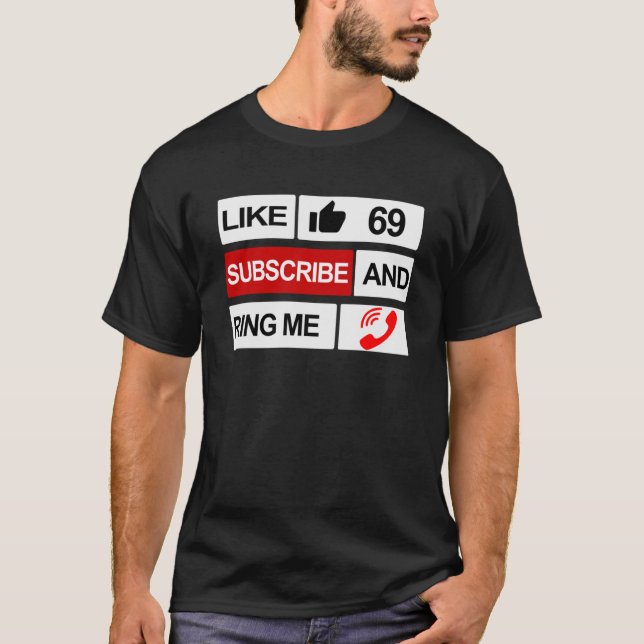 Som 69 Prenumerera och Ring Me T Shirt (Framsida)