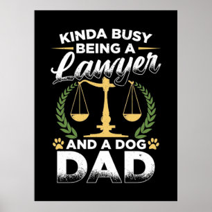 som advokat och som advokat i Hund och Pappa Poster