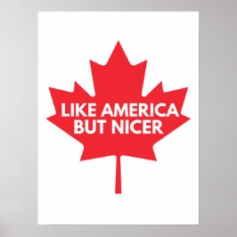 Som Amerika, men Nicer Poster