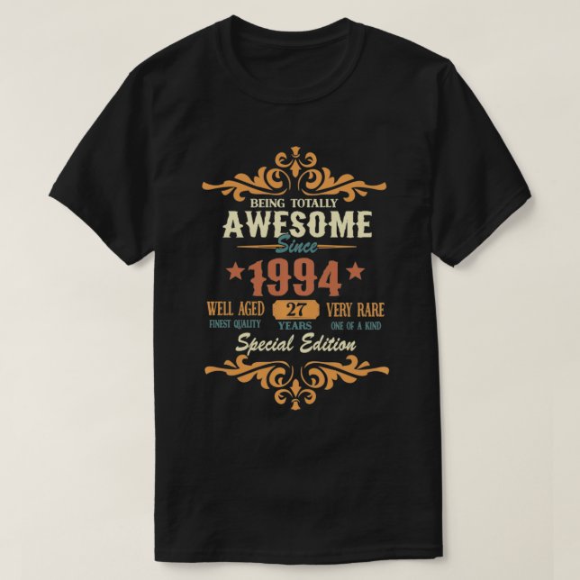 som är helt Fantastisk sedan 1994, 27:e födelsedag T Shirt (Design framsida)