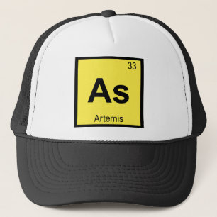 Som - Artemis Gudinnan Kemi Periodiska Systemet Truckerkeps