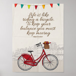 som att cykla poster