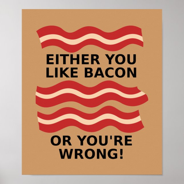 Som Bacon Poster (Framsidan)