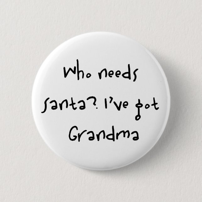 som behöver Santa Knapp (Framsida)