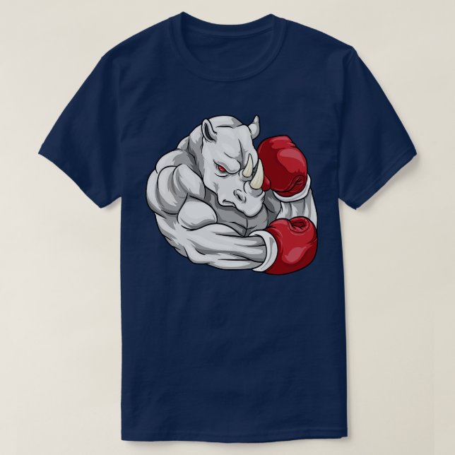 som boxare med boxningshandskar t shirt (Design framsida)